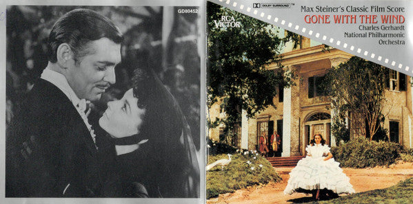Max Steiner / National Philharmonic Orchestra / Charles Gerhardt : Max Steiner's Classic Film Score "Gone With The Wind" (CD, Album, RE, RM, Dol)