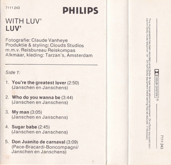 Luv' : With Luv' (Cass, Album)