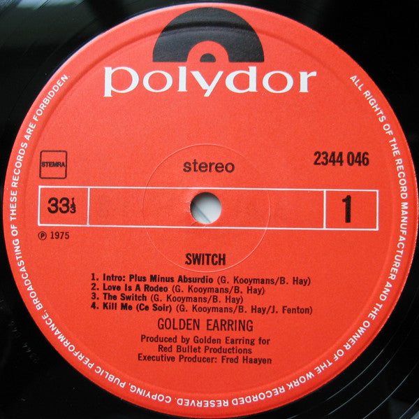 Golden Earring : Switch (LP, Album)