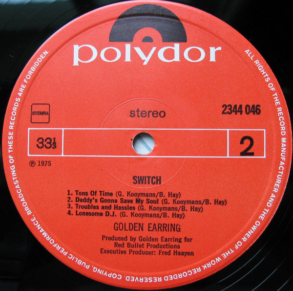 Golden Earring : Switch (LP, Album)