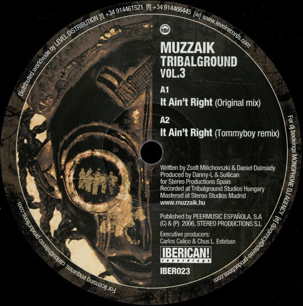 Muzzaik : Tribalground Vol.3 (12")