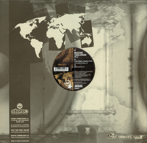 Muzzaik : Tribalground Vol.3 (12")