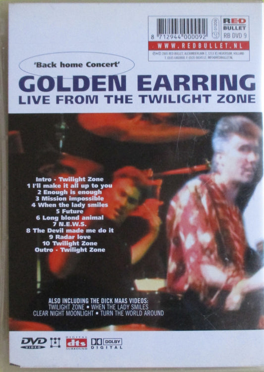 Golden Earring : Live From The Twilight Zone (DVD, PAL, Reg)