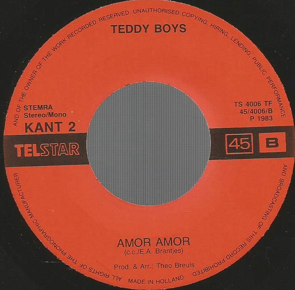Teddy Boys : Mi Amor (7", Single)