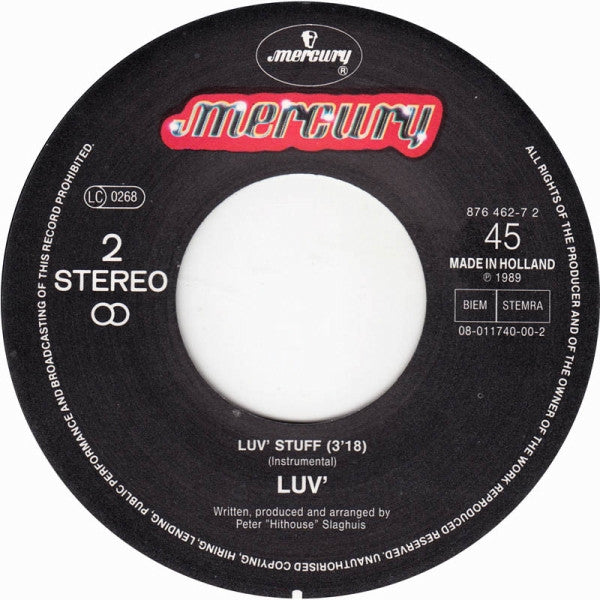 Luv' : Luv' Hitpack (7")