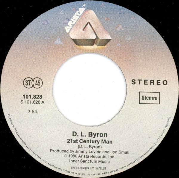 D.L. Byron : 21st Century Man (7", Single)