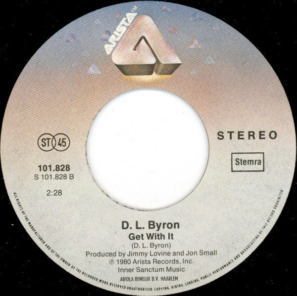 D.L. Byron : 21st Century Man (7", Single)