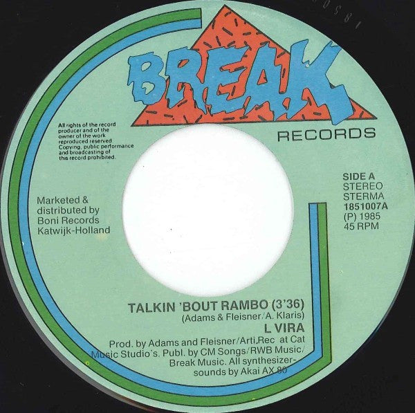 L-Vira : Talkin 'Bout Rambo (7", Single)