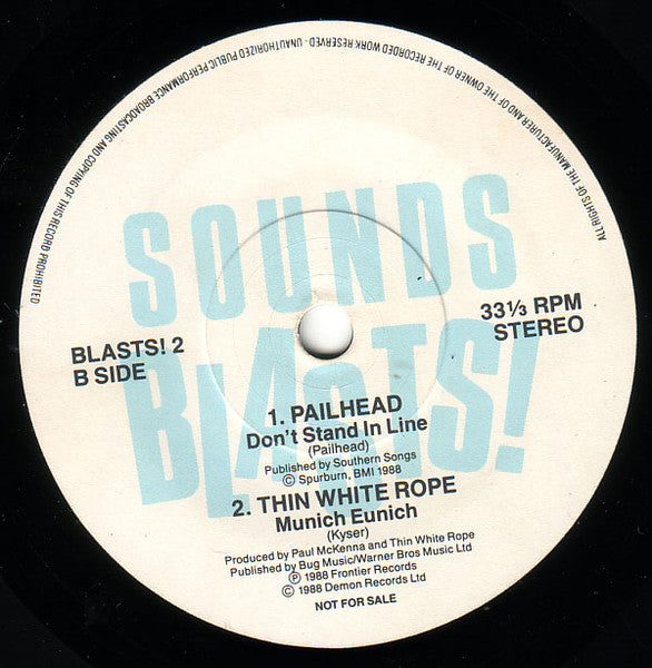 Various : Sounds Blasts! EP2 (7", EP)