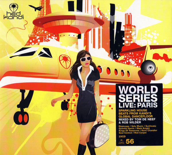 Tom De Neef & Rob Wilder : Hed Kandi World Series Live: Paris (Sparkling House Beats From Kandi's Global Dancefloor) (2xCD, Mixed)