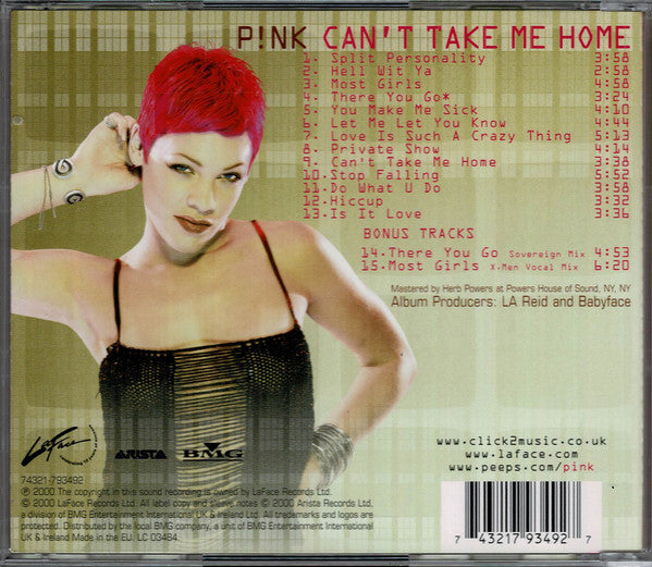 P!NK : P!NK (4xCD, Album, RE + Box, Comp, S/Edition)