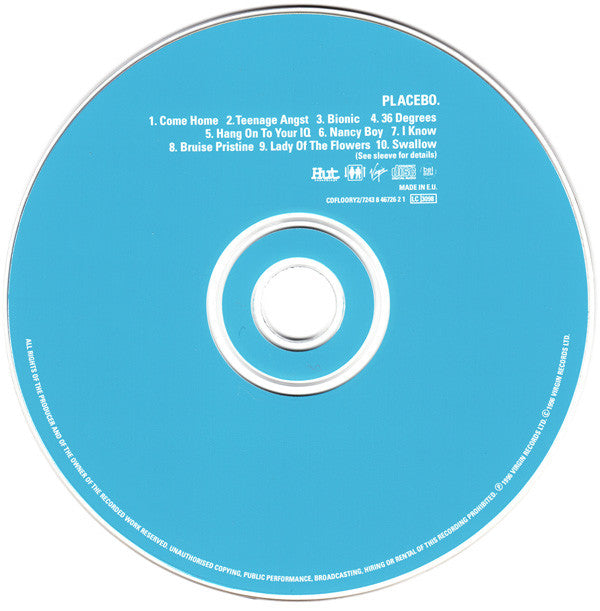 Placebo : Placebo (CD, Album, RE, RP, EMI)