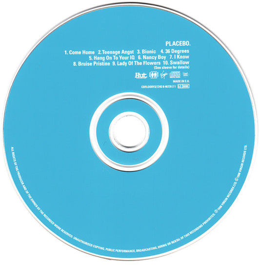 Placebo : Placebo (CD, Album, RE, RP, EMI)