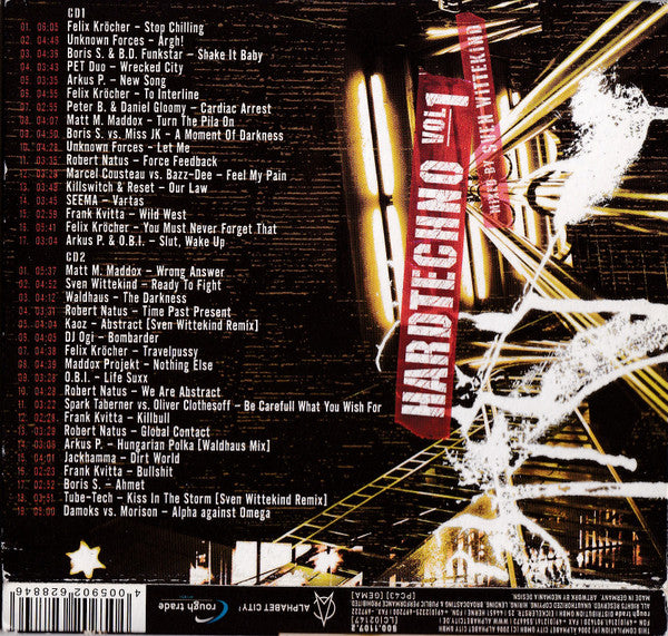 Sven Wittekind : Hardtechno Vol 1 (2xCD, Mixed)