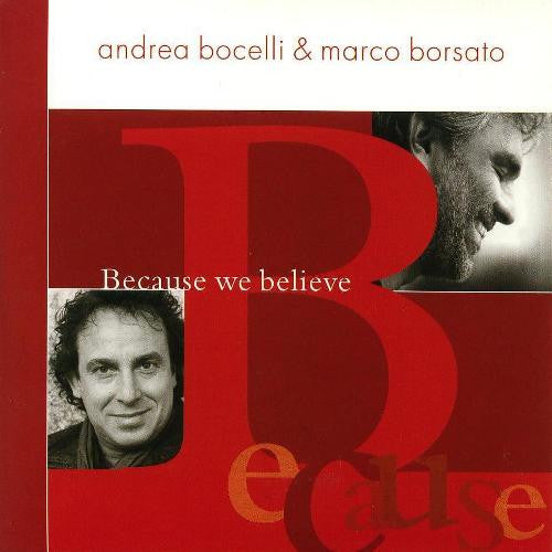 Andrea Bocelli & Marco Borsato : Because We Believe (CD, Single)