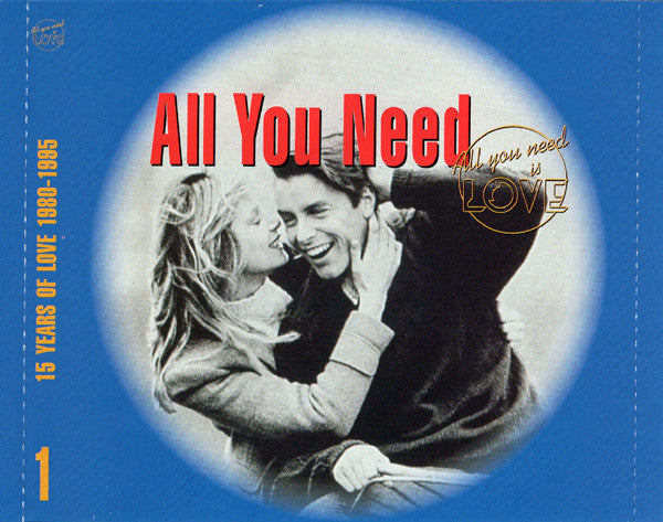 Various : All You Need Vol. 1 - 15 Years Of Love 1980 - 1995 (CD, Comp)