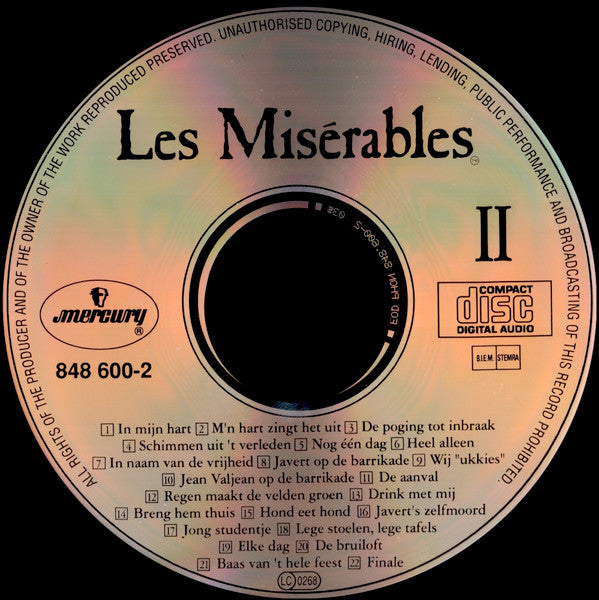 Alain Boublil, Claude-Michel Schönberg : Les Misérables (2xCD, Album)