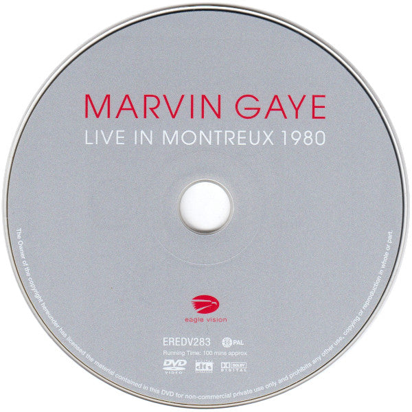 Marvin Gaye : Live In Montreux 1980 (DVD-V, Multichannel, PAL)