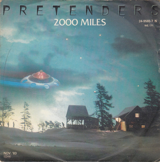 The Pretenders : 2000 Miles (7", Single)