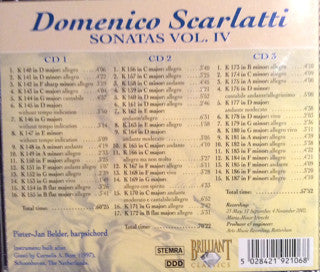 Domenico Scarlatti, Pieter-Jan Belder : Sonatas K 140-187 (3xCD, Album + Box)