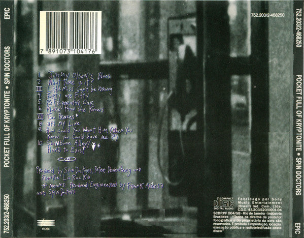 Spin Doctors : Pocket Full Of Kryptonite (CD, Album)