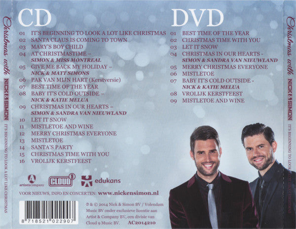 Nick & Simon : Christmas With Nick & Simon - It's Beginning To Look A Lot Like Christmas (CD, Album + DVD-V)
