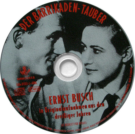 Ernst Busch : Der Barrikaden-Tauber (CD)