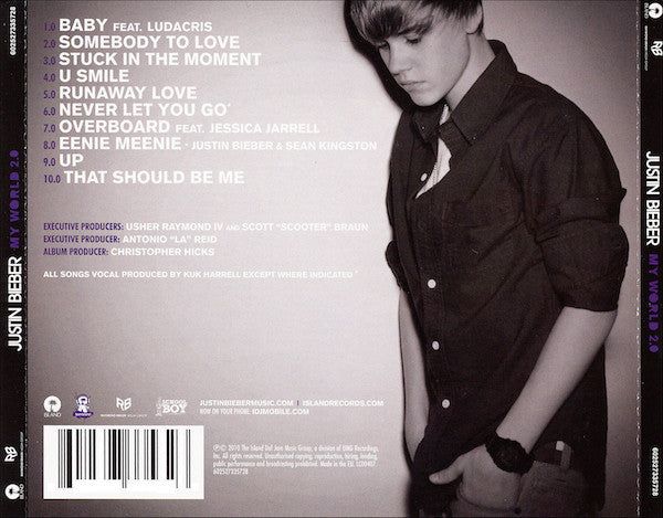 Justin Bieber : My World 2.0 (CD, Album)