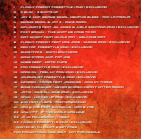 DJ Enuff & Set Free : And1 Mixtape Tour 2003 (CD, Mixed, Mixtape, Promo)