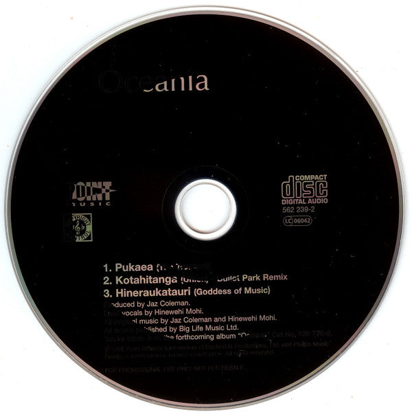 Oceania (2) : Pukaea (CD, Single, Promo)