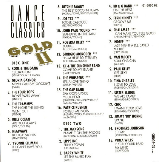 Various : Dance Classics Gold II (2xCD, Comp)