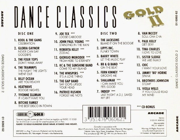Various : Dance Classics Gold II (2xCD, Comp)