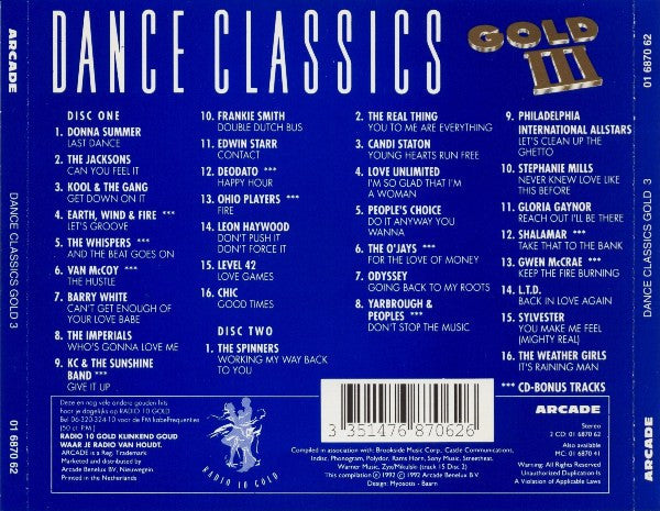 Various : Dance Classics Gold III (2xCD, Comp, Sil)