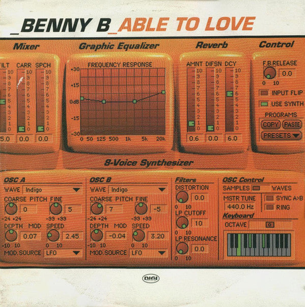 Benny Benassi : Able To Love (12")