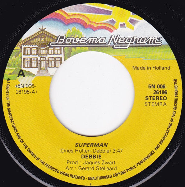 Debbie (6) : Superman (7", Single)