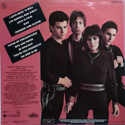 Joan Jett & The Blackhearts : I Love Rock 'N' Roll (LP, Album)