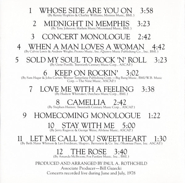 Bette Midler : The Rose (The Original Soundtrack Recording) (CD, Album, RE)