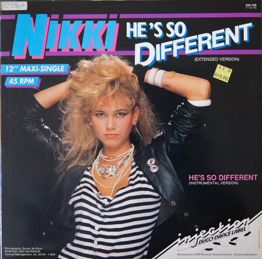 Nikki (7) : He's So Different (12")