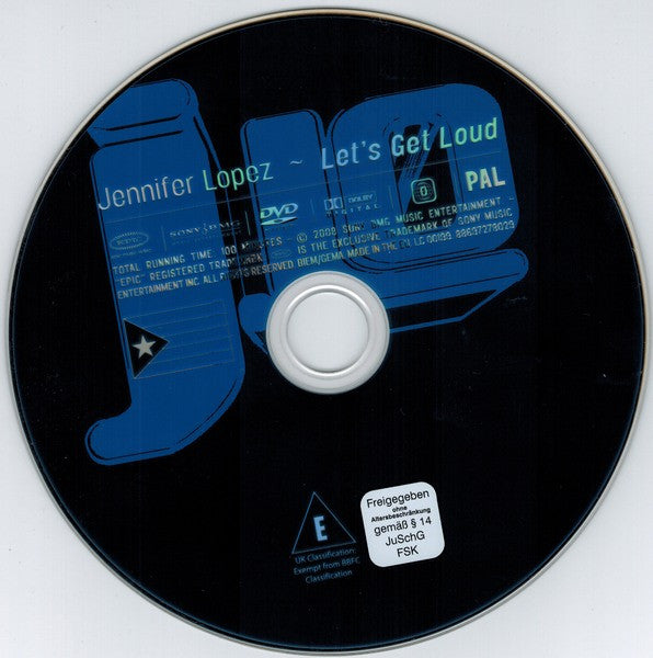 Jennifer Lopez : Let's Get Loud (DVD-V, RE, PAL, Sup)