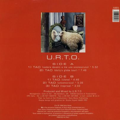 U.R.T.O. : Tao "Vedere Davanti A Me Uno Sconosciuto" (In Front Of Me A Stranger) (12")