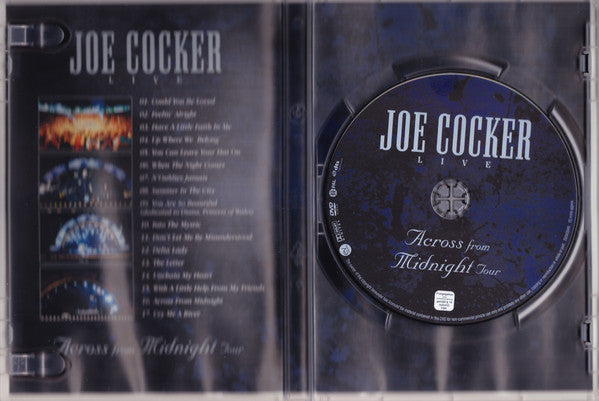 Joe Cocker : Live / Across From Midnight Tour (DVD-V, RE, PAL)