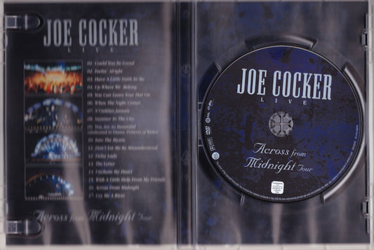 Joe Cocker : Live / Across From Midnight Tour (DVD-V, RE, PAL)