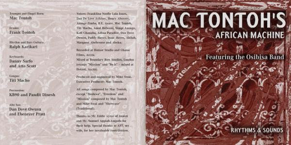 Mac Tontoh's African Machine : Rhythms & Sounds (CD, Album, Sli)
