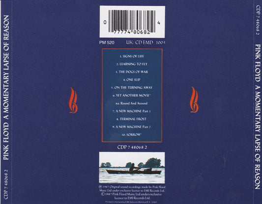 Pink Floyd : A Momentary Lapse Of Reason (CD, Album, RE, RP)