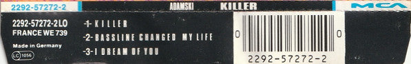 Adamski : Killer (CD, Maxi)