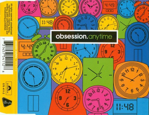 Obsession : Anytime (CD, Single)