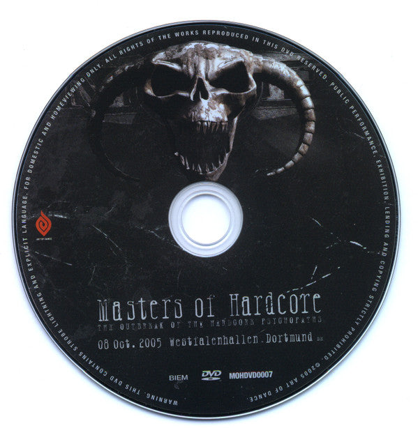 Various : Masters Of Hardcore - The Outbreak Of The Hardcore Psychopaths (DVD-V)