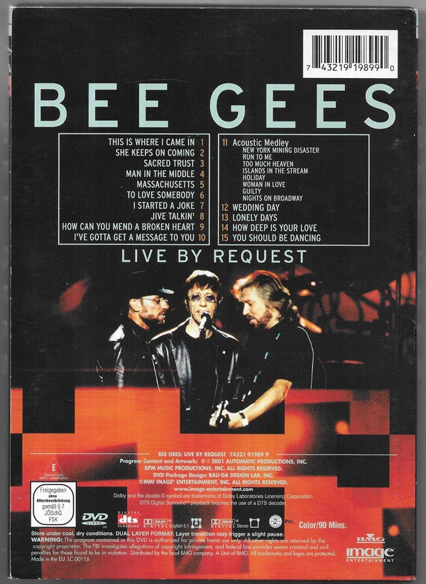 Bee Gees : Live By Request (DVD-V, PAL)