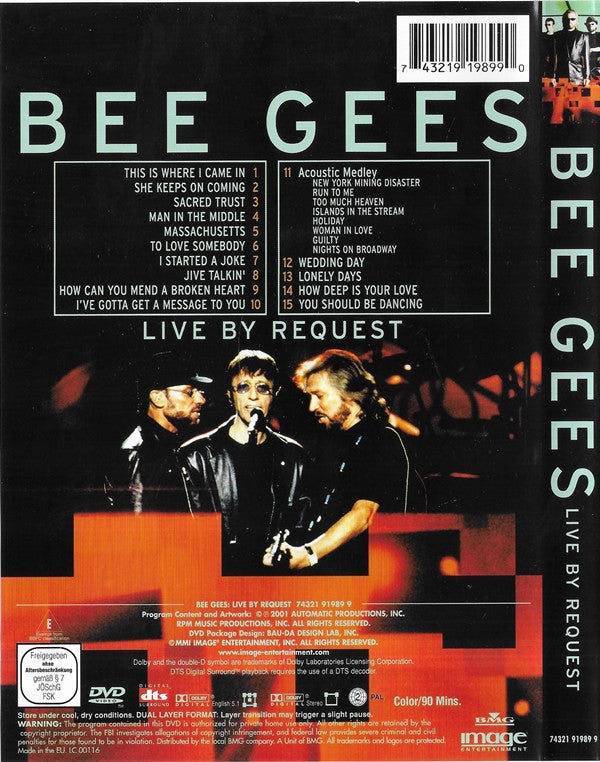 Bee Gees : Live By Request (DVD-V, PAL)