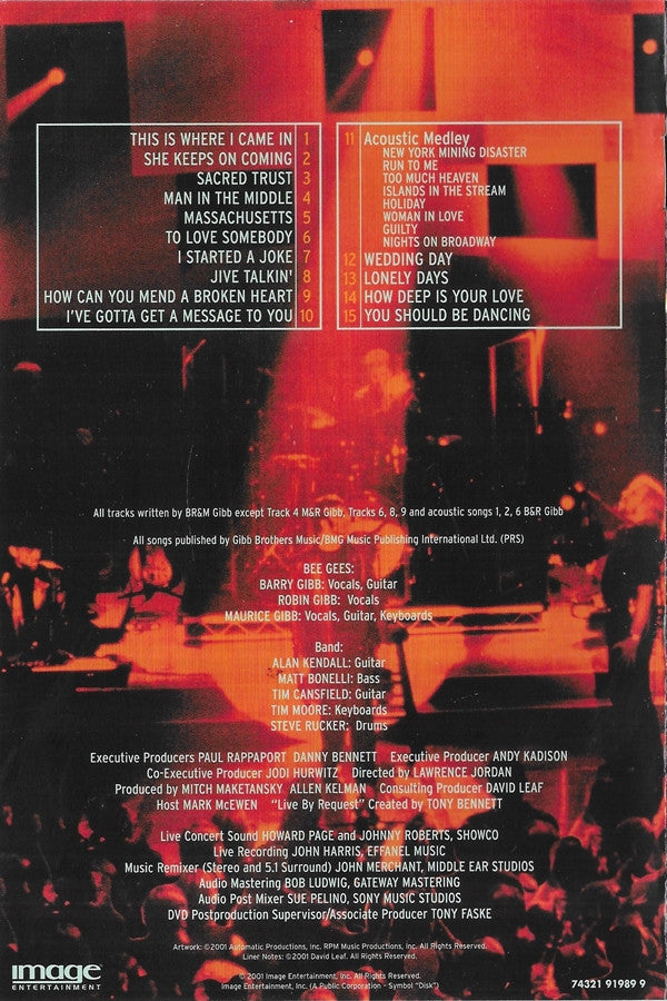 Bee Gees : Live By Request (DVD-V, PAL)